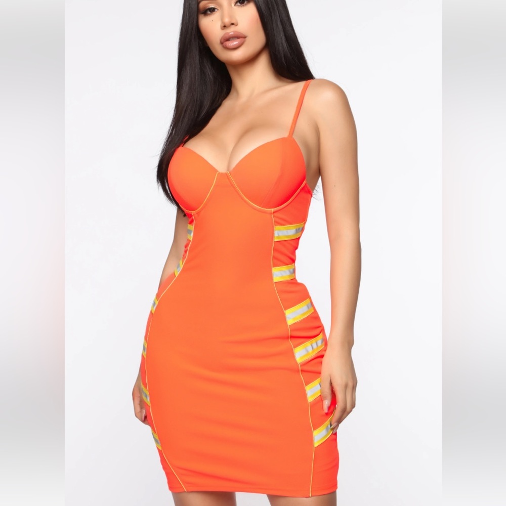 Orange dress